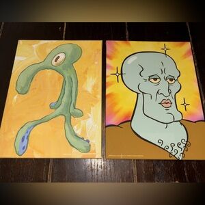SpongeBob SquarePants wall art squidward